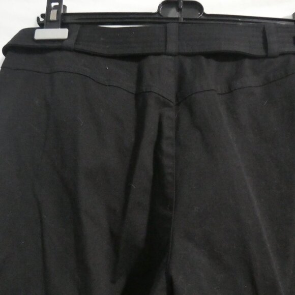 RAFAELLA | size 12 | Casual Black Pants With Matching Belt | NWOT - Picture 11 of 16